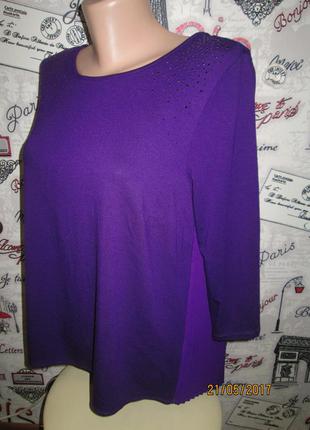 Блуза фиолетовая marks&spenser per una