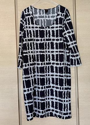 Платье миди джерси стильное модное и неповторимое, размер 42/44