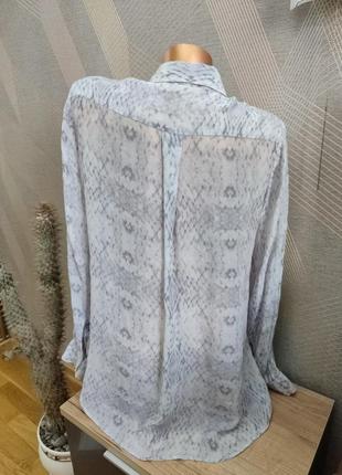 Красивая шёлковая рубашка блузка4 фото