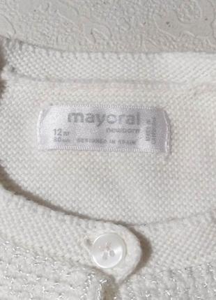 Кофтинка на 9-12 місяців mayoral🐰 5