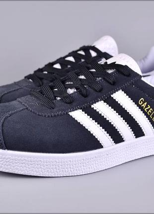 Мужские кеды adidas gazelle gray6 фото