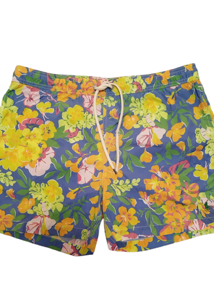 Нейлоновые пляжные шорты polo ralph lauren multicolor trunks