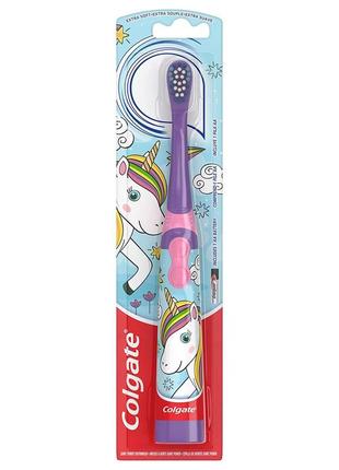 Електрична дитяча зубна щітка colgate unicorn колгейт єдиноріг