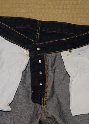 Отличные темно-синие джинсовые шорты h&m & denim швеция 34 р.6 фото