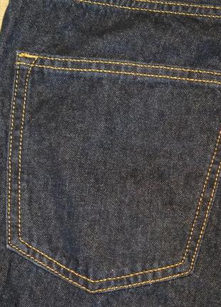 Отличные темно-синие джинсовые шорты h&m & denim швеция 34 р.8 фото