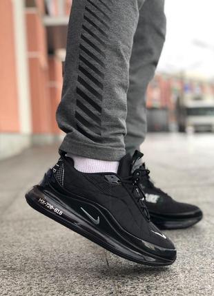 Кроссовки мужские nike air max 720-818 черные (найк аир макс, кросівки)