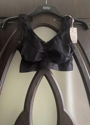 Шикарный, базовый, топ, браслет, в черном, цвете, без косточек, от дорогого бренда: tu lingerie 👌10 фото