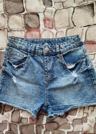 Шорти джинсові для дівчинки1 фото
