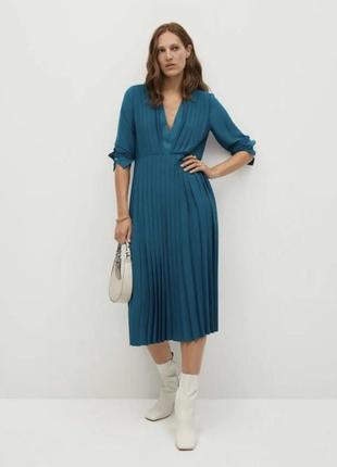 Сукня плісірована mango 2