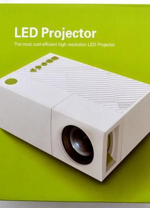 Проектор led projector yg310 мультимедийный с динамиком, портативный мини проектор