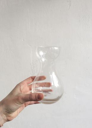 Пара стеклянных ваз2 фото