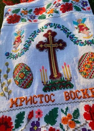 Украинская вышивка для велокодовой корзины3 фото