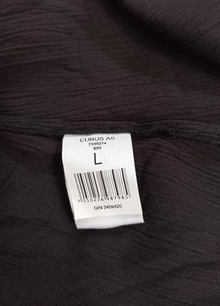 Черное воздушное платье/сарафан свободного кроя с завязками на плечах5 фото