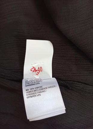 Черное воздушное платье/сарафан свободного кроя с завязками на плечах6 фото