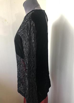 Шелковый бархат!шелковая бархатная блузка блуза кофточка, натуральный бархат шелк3 фото