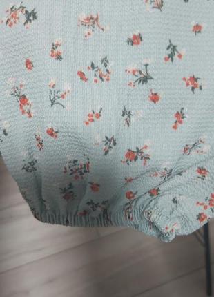 Летняя блуза в цветочек от peacocks 14 размер5 фото