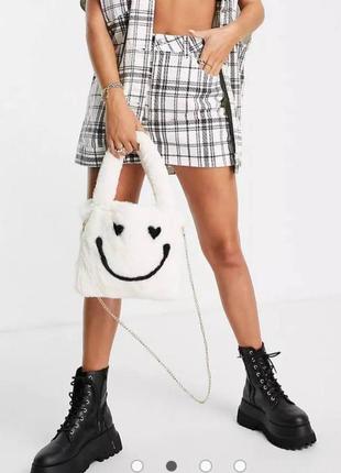 Y2k dollskill zara bershka asos сумка пушистая4 фото