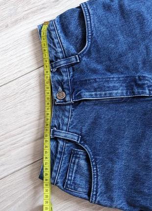 Mom jeans мом джинсы темно-синие, винтажные4 фото