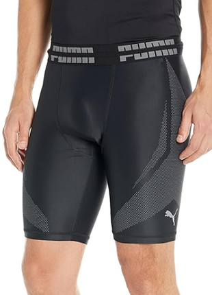 Эластичные спортивные шорты велосипедки puma exo-adapt slim fit training shorts