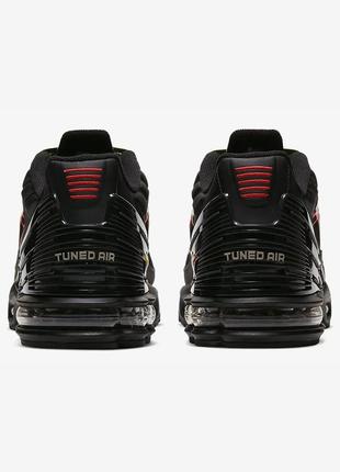 Nike air max plus 3 black orange red5 фото