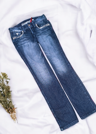 Стильные ровные джинсы guess оригинал4 фото