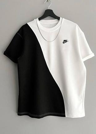 Футболка на лето nike &lt;unk&gt; унисекс &lt;unk&gt; оверсайз &lt;unk&gt; мужские и женские футболки6 фото