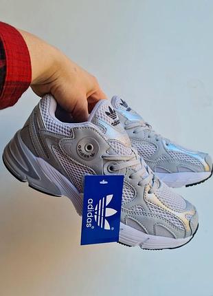 Женские кроссовки adidas astir grey silver 🩶