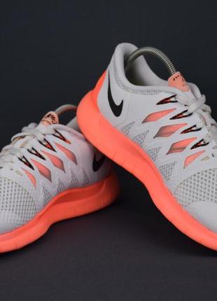 Nike free 5.0 run кроссовки женские беговые для бега сетка. оригинал. 40 р./25.5 см.3 фото