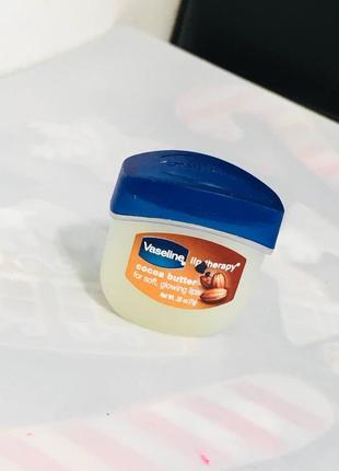 Відомий бальзам для губ какао-паста vaseline lip therapy irerb cocoa butter1 фото