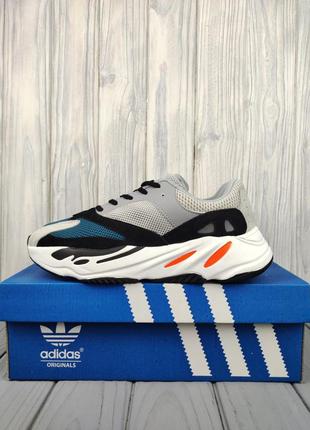 Кроссовки adidas yeezy boost 700 gray black white