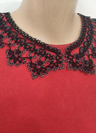 Воротничок фриволите