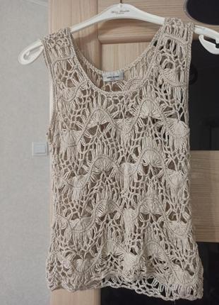 Жилетка вязаная