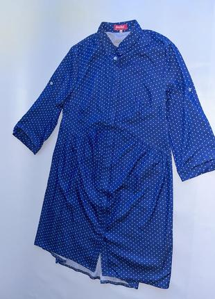 Плаття для вагітних в горошок4 фото