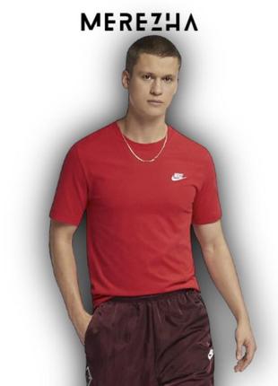 Футболка майка nike nsw club tee (ar4997-657) оригинал!1 фото