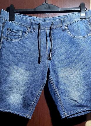 Брендовые джинсовые шорты чиносы1 фото