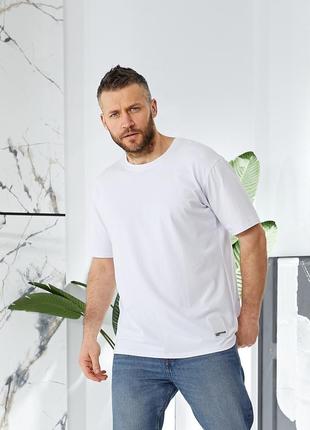 Футболка мужская однотонная кулир 50-58 р-р