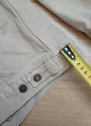 Куртка джинсовая винтажная vintage бежевая levi's 70503 size м5 фото
