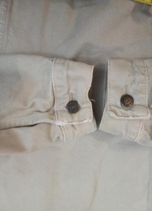 Куртка джинсовая винтажная vintage бежевая levi's 70503 size м7 фото