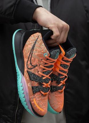 Мужские кроссовки nike kyrie 7 orange 40-41-42-43-44-45