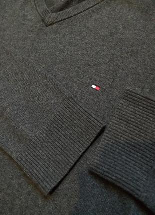 Котоновий кашеміровий светер светр tommy hilfiger9 фото