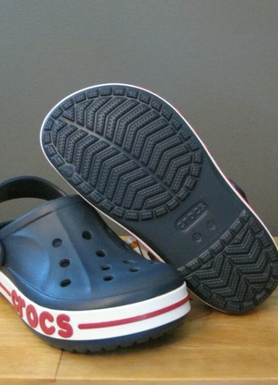 Крокс баябэнд клог синие детские crocs bayaband clog kids navy10 фото