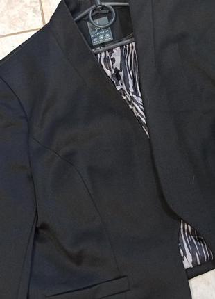 Красивый брендовый черный пиджак блейзер atmosphere2 фото