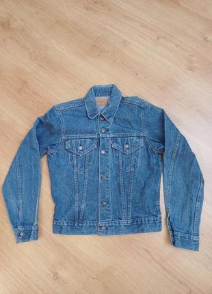 Куртка джинсовая винтажная vintage levi's 70506 0217 size 381 фото