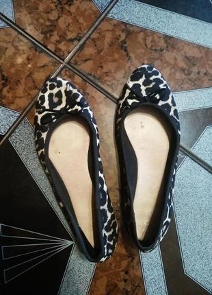 Стильные балетки леопард 41-42