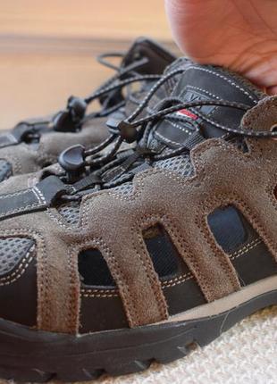 Замшевые треккинговые рабочие сандали сандалии туфли мокасины кроссовки vm tripolis р. 47 31 см8 фото