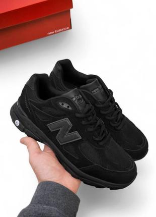 🔥чоловічі кросівки new balance 990 чорні 🔥