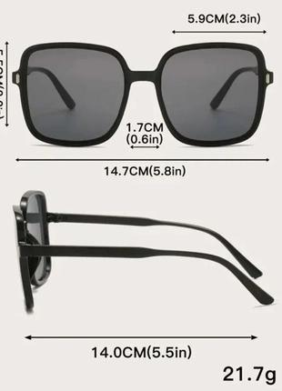 Солнечные очки квадратные / солнцезащитные очки квадратные1 фото
