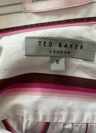 Хлопковая фирменная мужская рубашка/ xl/ brend ted baker6 фото