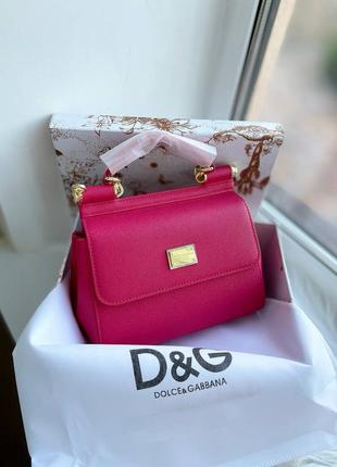 Сумка женская в стиле dolce &amp; gabbana premium pink