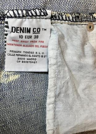 Винтажная джинсовая мини юбка со звездами y2k 2000s6 фото